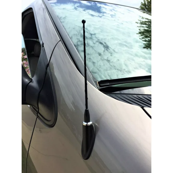 7" inch Black Stainless Antenna Mast Power Rod Radio AM/FM for TOYOTA SIENNA 1998-2016 New