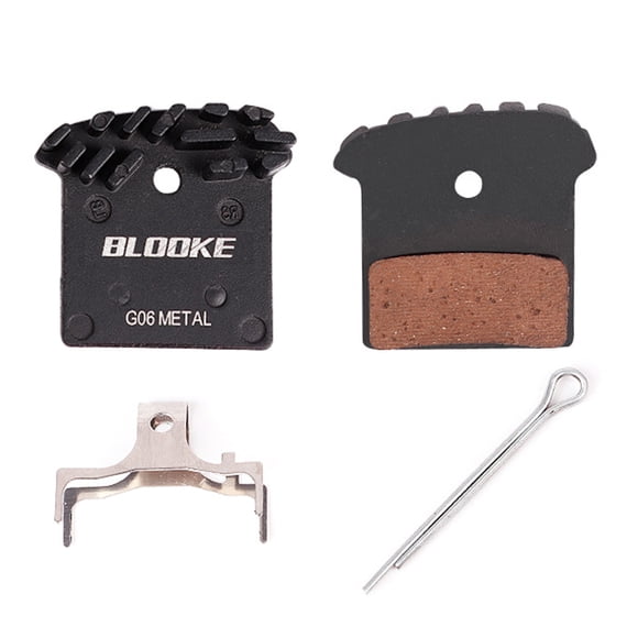 1 Pair of Bicycle Brake Pads & Spring Disc Brake Pads MTB Bicycle Hydraulic Caliper Heat Dissipation Replacement for Shimano Mountain Bike