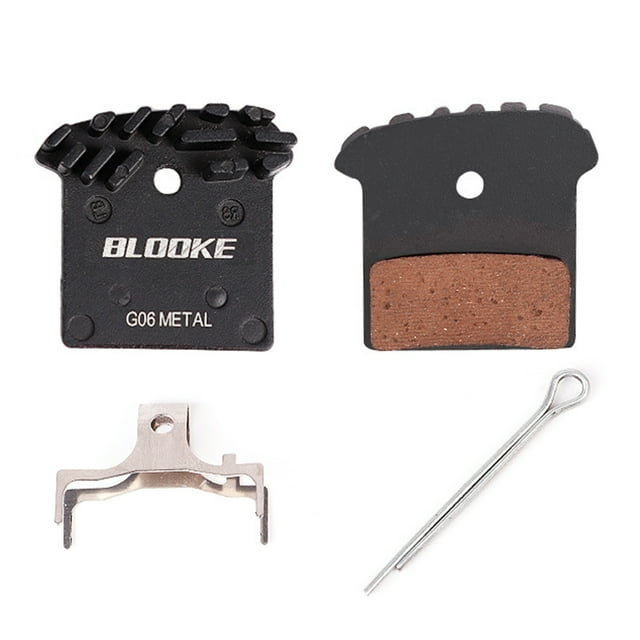 Pastillas de freno BLOOKE 1 par de pastillas de freno de bicicleta y pastillas de freno de disco de resorte MTB bicicleta pinza hidráulica reemplazo de disipación de calor para bicicleta de montaña Sh BLOOKE Pastillas de freno