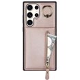 thumbnail image 3 of Samsung Galaxy S23 Ultra Case with Card Holder for Women, Samsung Galaxy S23 Ultra Phone Case Wallet with Credit Card with Ring Kickstand Zipper Shockproof Slim Stand Case - Rose Gold, 3 of 18