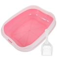 JMXIANG 1 Set of Open Type Cat Kitten Toilet Pet Cat Litter Box Kitten