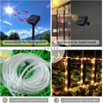 thumbnail image 2 of Solar Rope Lights Outdoor ,39ft 100 LED Rope Lights Waterproof , Clear PVC Tube Warm White Fairy String Lights for Deck Pool Yard Tree Fence Garden Porch RV Party Balcony Camping, 2 of 7