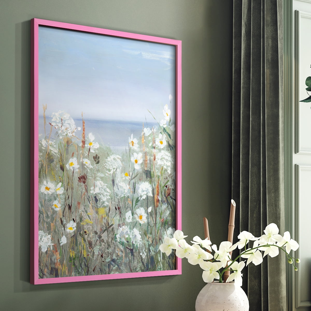 Wild Sea Breeze II Framed Print - Solid Wood in Single Picture Frame Solid Wood 2 Framed Print