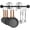 31.5 inch, variant on TrendMallOasis Black Wall Mounted Pot Rack (23.7"), Kitchen Utensil Hanging Rail with 10 Hooks