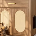 thumbnail image 3 of YIYADO Cat litter Box Enclosure with Anti-scratch Door, 31.5-Inch Cat Litter Box Enclosure Furniture Hidden Cat Litter Box, Modern Indoor Cat House, TV Cabinet, Living Room Side Coffee Table, Brown, 3 of 6