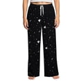 thumbnail image 2 of Fall Halloween Lounge Pants for Women Holiday Pajama Pants with Pumpkin Spice Print Casual Home Sleepwear, 2 of 7