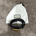 thumbnail image 2 of Black Belt with Gold GG Buckle, 2 of 5