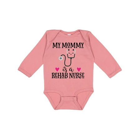 

Inktastic Rehab Nurse Mommy Gift Baby Girl Long Sleeve Bodysuit
