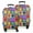 Colorful Dog Paw, variant on Corgi Dog and Flower Florals Luggage Cover Fashion Suitcase Cover Baggage Covers Fit 25-28 Inch Luggage (Go Travel)