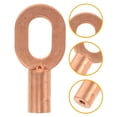 thumbnail image 4 of 5 Pcs Anneaux de Traction pour Dents en Aluminium, Rondelle Droite de Traction pour Dents, Outil de Réparation de Rétrécissement de Métal pour Machine de Soudage de Panneaux, Machine de Soudage par Points, Café, 4 of 8