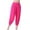 Hot Pink, variant on CLOISE Capris for Women Stretch Yoga Pants Elastic High Waisted Palazzo Pants Summer Casual Fashion Solid Loose Lightweight Cropped Flowy Trousers Black S