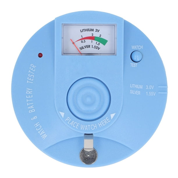 Uadme Probador De Pilas para Reloj, Probador De Pulso De Batería para Reloj, Probador De Bobina De Pila De Botón De Reloj De Cuarzo, Herramienta De Reparación De Detector De Movimiento