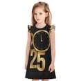 thumbnail image 1 of Balery 2025 Happy New Year Camisón de princesa para niñas, pijama de algodón con mangas abullonadas, suave y bonito.-Small, 1 of 6