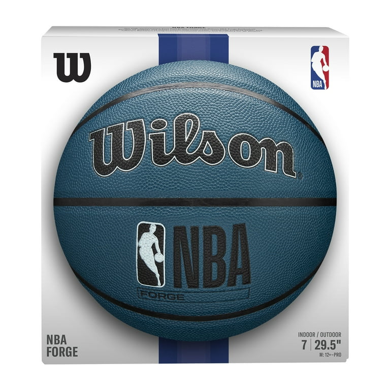 Wilson NBA Forge Indoor/Outdoor Basketball - Teal, Size 7 - 29.5