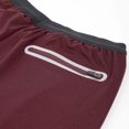 thumbnail image 6 of Mens Running Mesh Shorts with Compression Liner 5" Quick Dry Workout Shorts Anti-Chafe Gym Shorts 2 in 1 Athletic Shorts Wine, 6 of 7