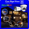 thumbnail image 3 of Security Camera System 4K Spotlight, 6-Camera 8Ch DVR Surveillance Kit Outdoor DIY Wired 1TB Audio Color Night Vision, 8MP Home Security Camera System, 3 of 12