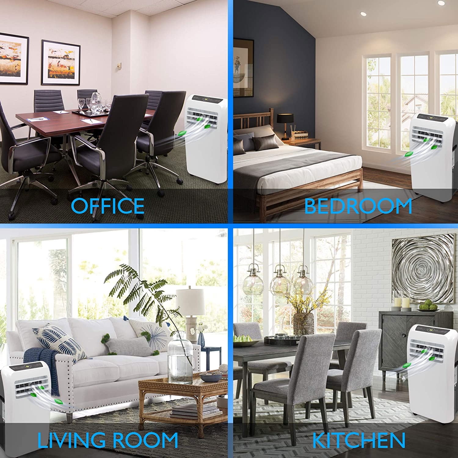 SereneLife SLACHT128 Portable 12000 BTU Room Air Conditioner u0026 Heater (2  Pack) - Walmart.com