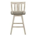 thumbnail image 4 of OakvillePark Roscoe Swivel Counter Height Barstool (Set of 2), White/Gray, 4 of 7