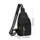 thumbnail image 2 of Bolso De Piel Para El Pecho, Estilo Europeo, Mochila Peque A, Ligero Y Elegante, Dise O Informal, Ideal Para Viajes Y Ocio, Bandolera, Bolso De Viaje Bolso Bandolera, Uso Diario Aestivo, 2 of 8
