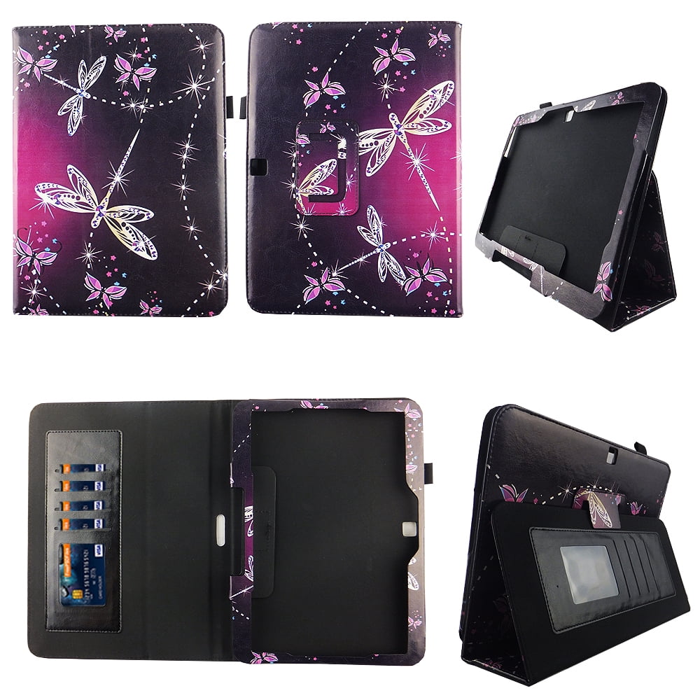 Sparkly Butterfly Samsung Galaxy Tab 4 10.1 / Tab 4 Nook 10.1 Folio ...