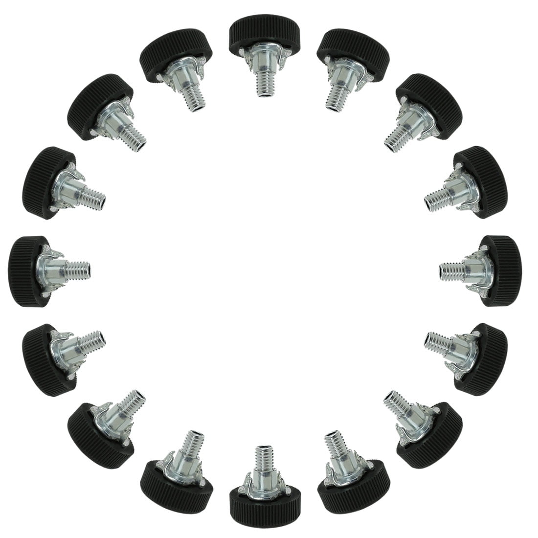 M8 x 20 x 30mm Leveling Feet Adjustable Leveler for Furniture Table Leg 16pcs