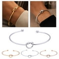 thumbnail image 3 of Girls Bracelets Vintage Fashion Knot Bangles For Women Hot A0, 3 of 9