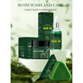 thumbnail image 3 of 3-Piece Hair Care Set, Natural Usman Grass Hair Repair Set with Shampoo Bar, Hair Essential Oil and Hair Mask, Usman Grass & Oriental Arborvitae Hair Set for Oily Scalp & Frizz Control, 3 of 9