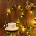 thumbnail image 4 of Amzcrzy Home and kitchen, Home Decoration, Holiday Decoration, LED Wisteria Flower Rattan LED Copper Light Home Decorative Light String 86.61in, Plastics Light String, 4 of 6