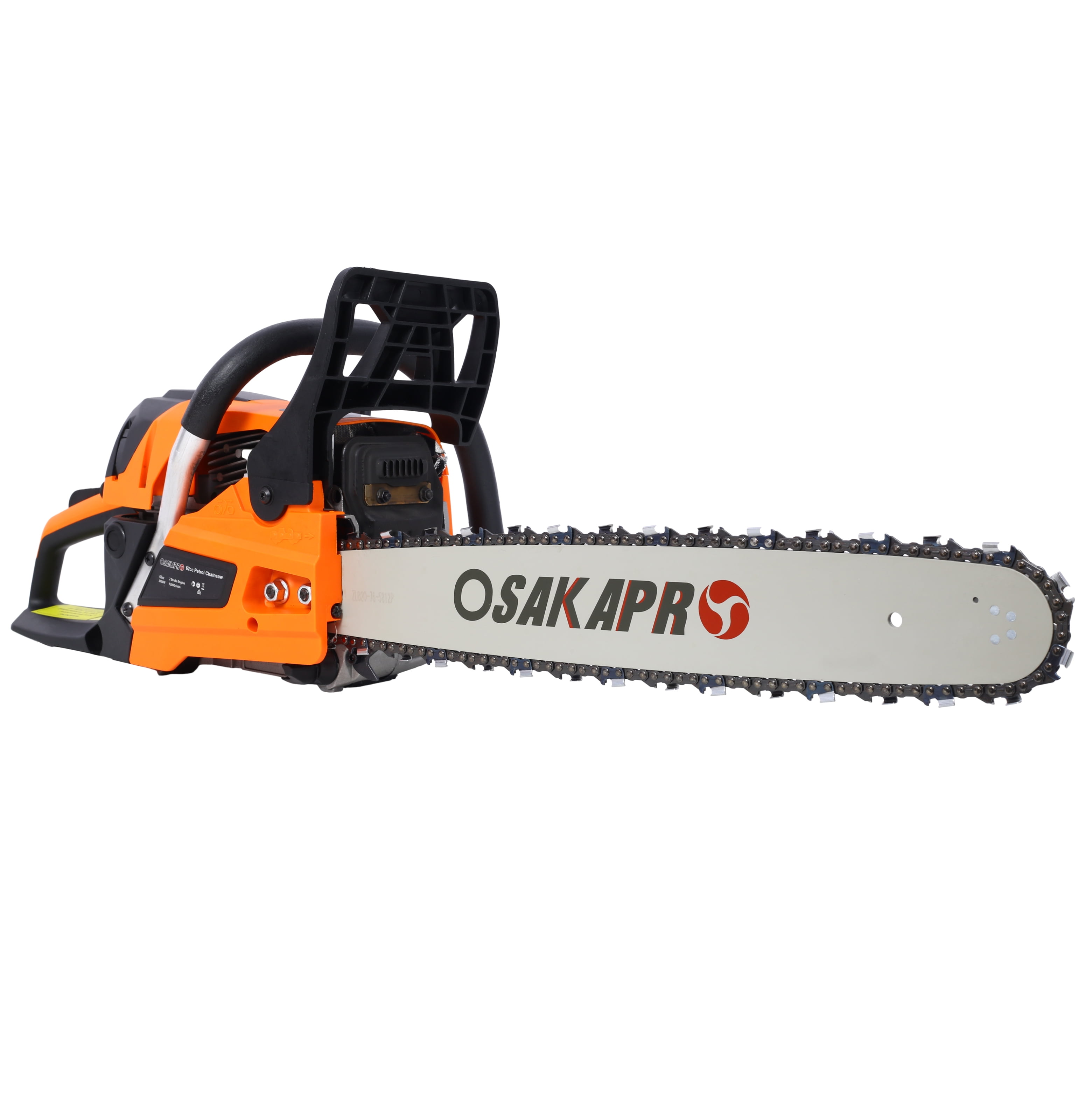 62CC Gas Chainsaw, 2-Cycle Petrol Chainsaw 18/20 Inch, Wood Cutting Chainsaw with Safety Kit & Bag, EPA Compliant
