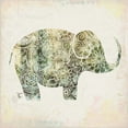 thumbnail image 2 of Great Art Now Boho Elephant I by Andi Metz, Framed Wall Art, 17.75W x 17.75H, 2 of 3