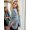 Gray Blue, variant on Women's Single-Breasted Blazer with Back Slit – Long-Sleeve Notch Lapel Jacket with Buttoned Cuffs for Daily Wear-Gray Blue