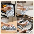 thumbnail image 6 of 2 Pcs Funny Kitchen Towels,Blue Christmas Snowflake Pattern Microfiber Dish Towels,Kitchen Tea Towels,Kitchen Towel Set (18" X 26"), 6 of 7