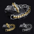 thumbnail image 6 of Aellinatey Dragon Keel Chain Bangle Bracelet Dragon Link Chain Wristband Fashion Jewelry, 6 of 20