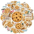 thumbnail image 2 of 35pcs Cute Cookie Stickers Baking Children Stickers Fun PVC Kids Stickers for Laptop Suitcase Phone, 2 of 9