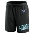 thumbnail image 2 of Men's Fanatics Black Charlotte Hornets Free Throw Mesh Shorts, 2 of 3