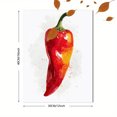 thumbnail image 3 of Qisvanset Art Mural sur Toile Piment Rouge 15,75 X 11,81 Pouces, 3 of 8
