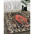 thumbnail image 3 of Ahgly Company Machine Washable Indoor Rectangle Traditional Bakers Brown Area Rugs, 2' x 5', 3 of 7