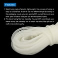 thumbnail image 3 of Tubo de malla de 30 yardas de 3/8 pulgadas para decoración, manualidades DIY en blanco claro, 3 of 7