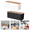 Black, variant on Wood Lid Cable Management Box, 11.8x4.5 Inches Desktop Cord Organizer, Hidden Storage Case for Desk TV Computer USB Hub Power Strips and Cords, White