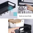 thumbnail image 2 of Kitchen Shelf, Kitchen Shelf, Kitchen Shelf, Wall Organizer, Hook Rail, Kitchen, 2 of 5