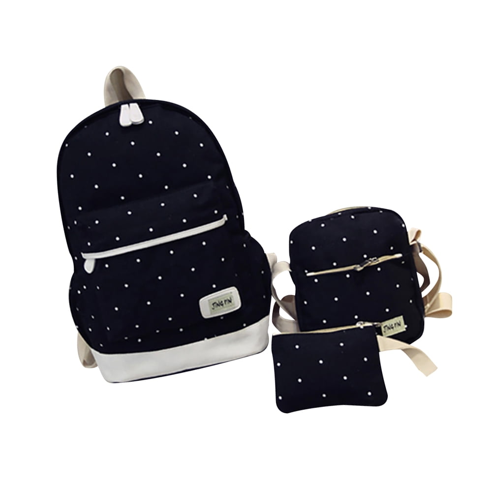 Clearance School Backpacks! 3Pcs/Sets Fashion Canvas Backpacks for