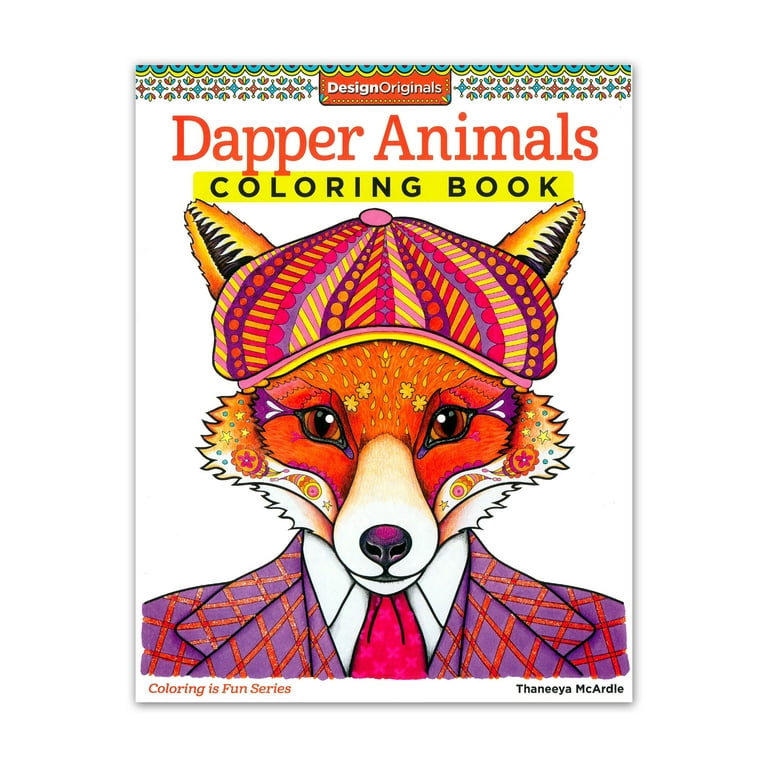 Animals - Adult Coloring Book - 200 Zentangle Animals Designs with