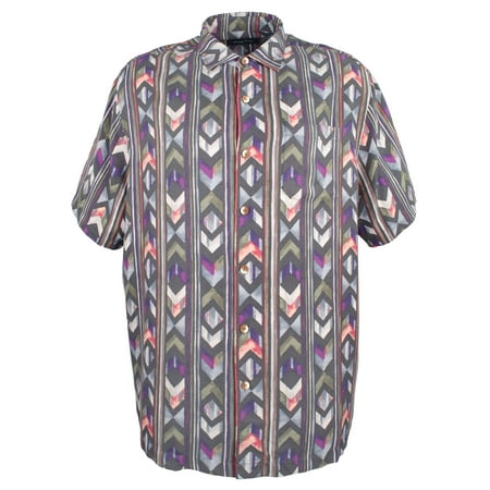 Men's Aloha Arrow Island Zone Camp Shirt-PG-S