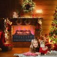 thumbnail image 4 of Costway 23 Inch Electric Fireplace Heater Fireplace Logs Inserts Infrared Quartz Heater, 4 of 10