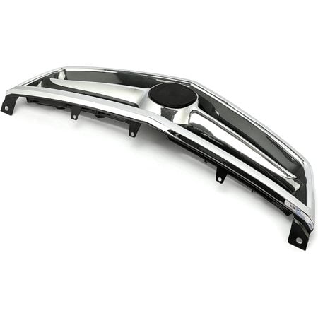 Kojem Front Bumper Face Bar Grille Chrome Molding Assembly