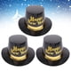 thumbnail image 4 of 3 piezas de decoraciones para fiesta de Nochevieja. Sombreros de copa negros y dorados, ligeros y portátiles, ideales para celebraciones y fiestas., 4 of 5