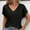 Black, variant on Women's T Shirts Short Sleeve V Neck Summer Tops Casual Loose Basic Solid Batwing Sleeve Tee Shirts Ladies Tee Tops T Shirt Women Plain Women Casual Tee T Shirt Women's Shirts Summer Women Summer T