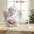 thumbnail image 4 of Winged Angel Baby Acrylic Tabletop Ornament,Elegant Home Desktop Decor for Shelves, Desks, or Mantels, Spiritual Gift, Clear Glass-Like Figurine, 4 of 5