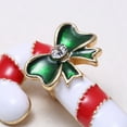 thumbnail image 6 of Raindrops Holiday Brooch Pin Set of 2 in Red Alloy Featuring Christmas Walking Stick Design, 6 of 6