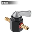 thumbnail image 4 of Unique Bargains Gas Inline Petrol On-Off Fuel Tap Petcock Valve Switch 6mm for Motorbike ATV Quad Dirt Bike Black, 4 of 6